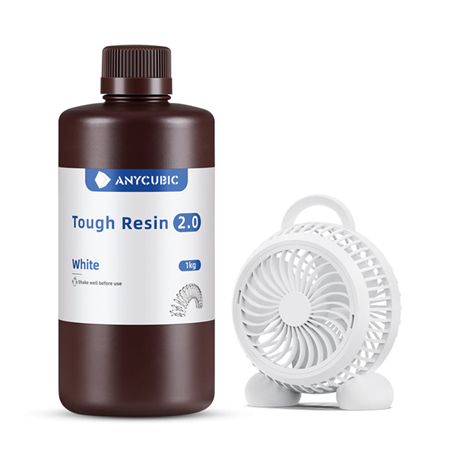 Anycubic UV Tough(Sert Esnek) Reçine 2.0 1Kg Beyaz