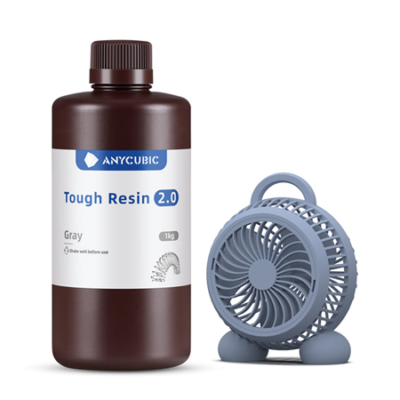 Anycubic UV Tough(Sert Esnek) Reçine 2.0 1Kg Gri