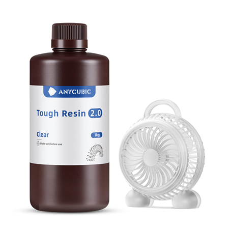 Anycubic UV Tough(Sert Esnek) Reçine 2.0 1Kg Şeffaf