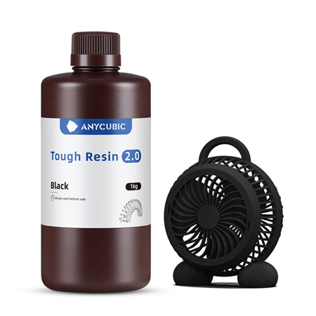 Anycubic UV Tough(Sert Esnek) Reçine 2.0 1Kg Siyah