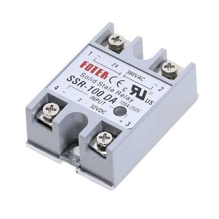 SSR-100DA (100A) Solid State Röle (Geliştirme Kartlarıyla Uyumlu)