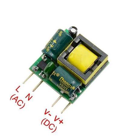 220VAC 12VDC 400mA Dönüştürücü Adaptör Devresi
