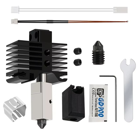 Bambu Lab X1-X1C Uyumlu Yükseltilmiş Hotend Seti-500°C(Siyah)