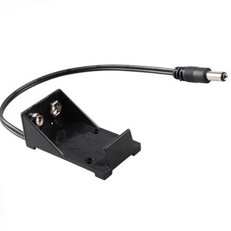 9V Pil Yuvası Yatağı Konnektörlü-2.1mm Jaklı