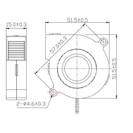 5015 Salyangoz Fan(12v)