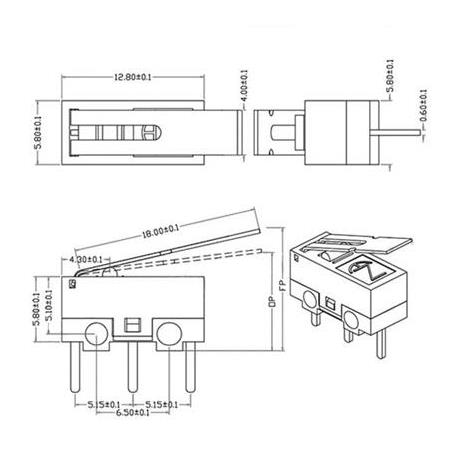 Micro Switch Mini 13mm(2A)