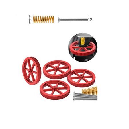 Isıtıcı Tabla Kalibrasyon Metal Yay Seti 25 mm Sarı Yay(4 Lü Set)