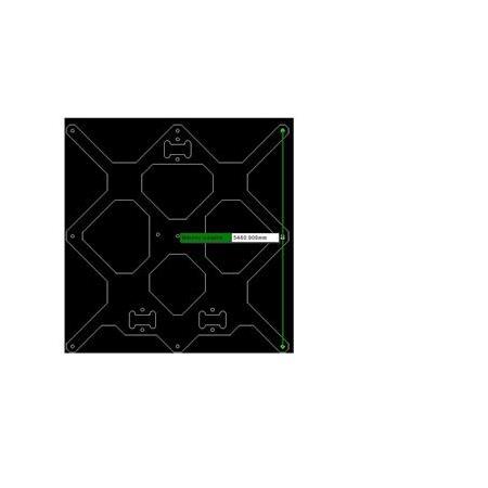 mk52 Lazer Kesim Tabla(4mm Alüminyum)